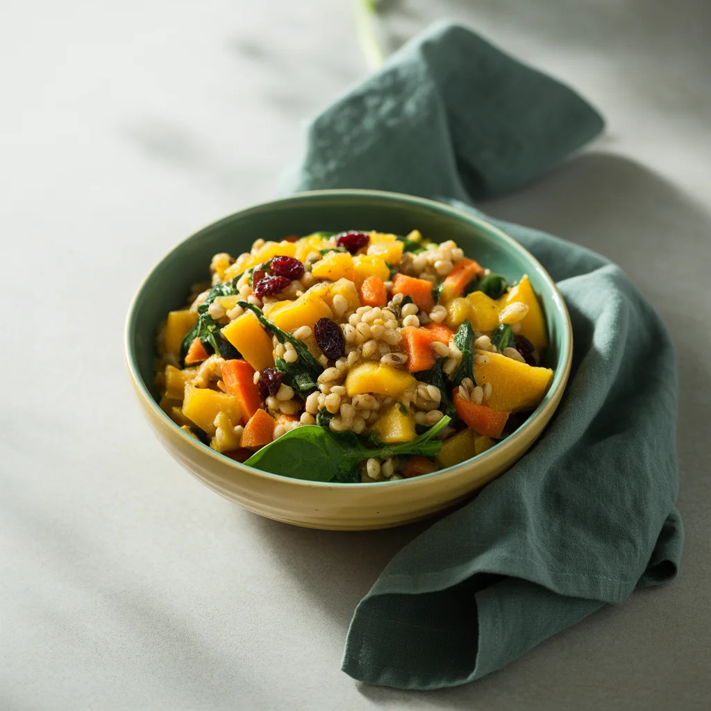 Delicious Farro and Roasted Vegetable Salad for Easy Weeknight Dinners