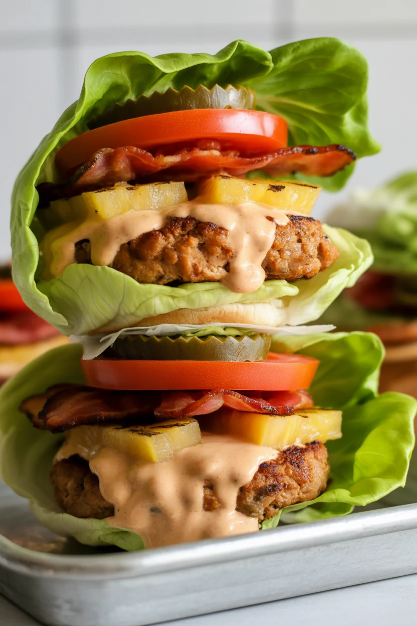 Savor the Flavor: Hawaiian Chicken Burgers with Grilled Pineapple Salsa