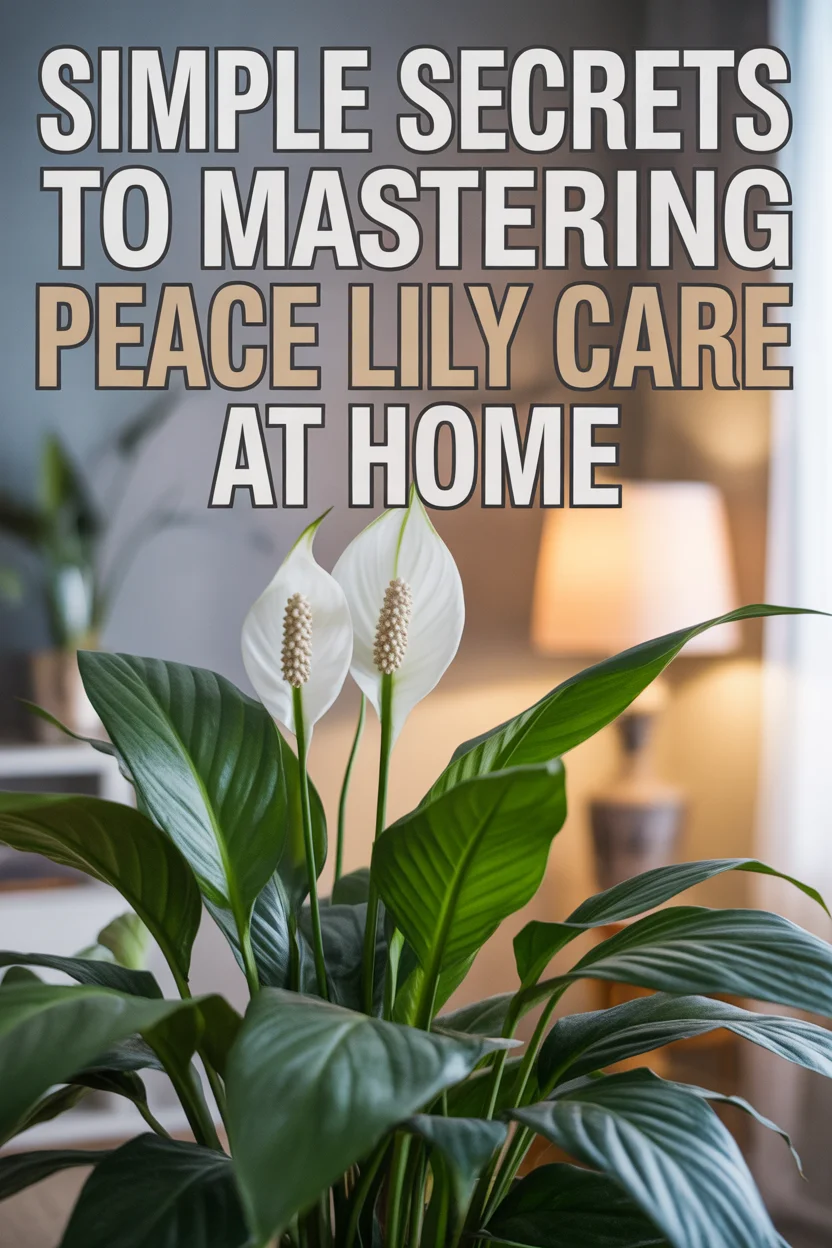 Simple Secrets to Mastering Peace Lily Care at Home