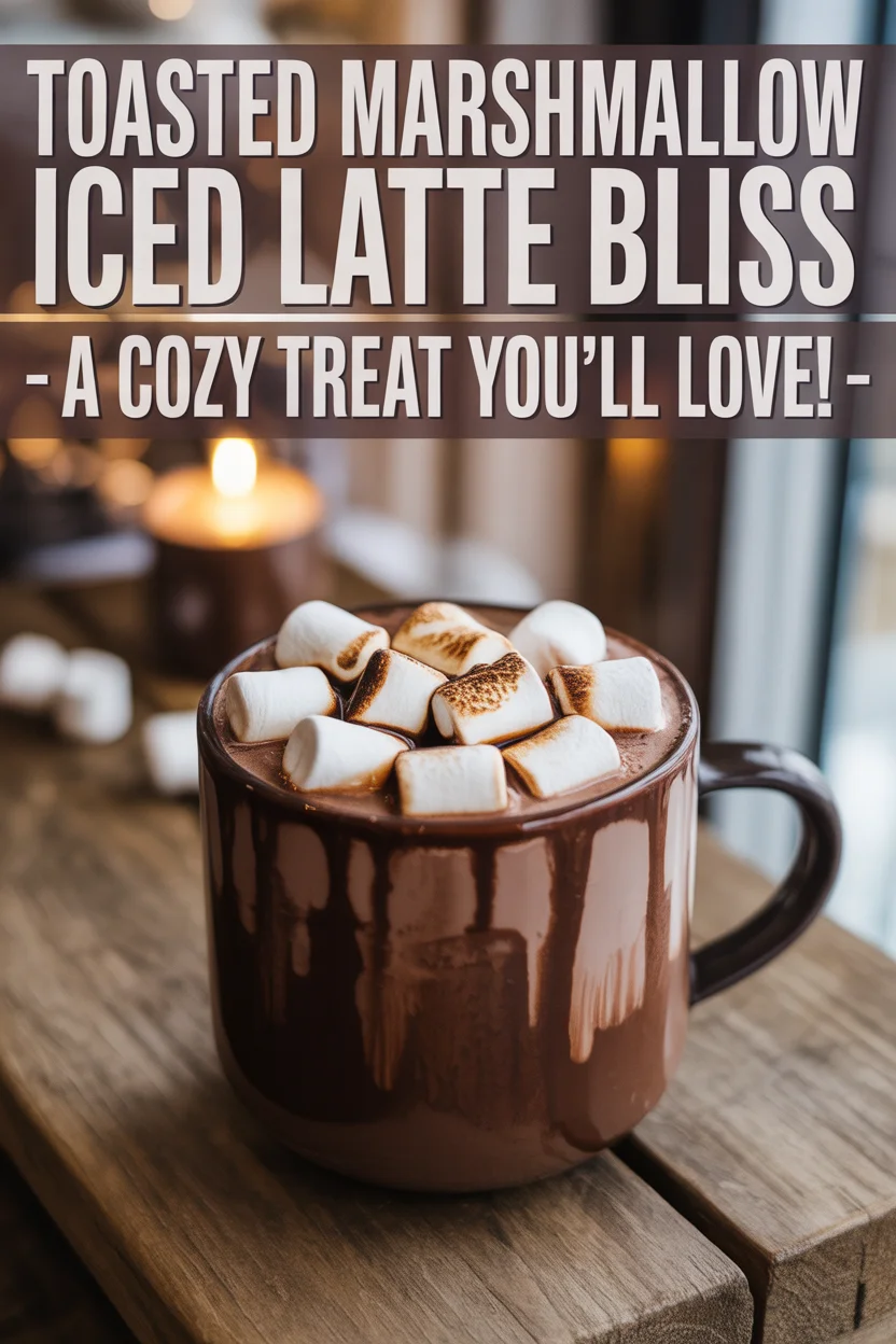 Toasted Marshmallow Iced Latte