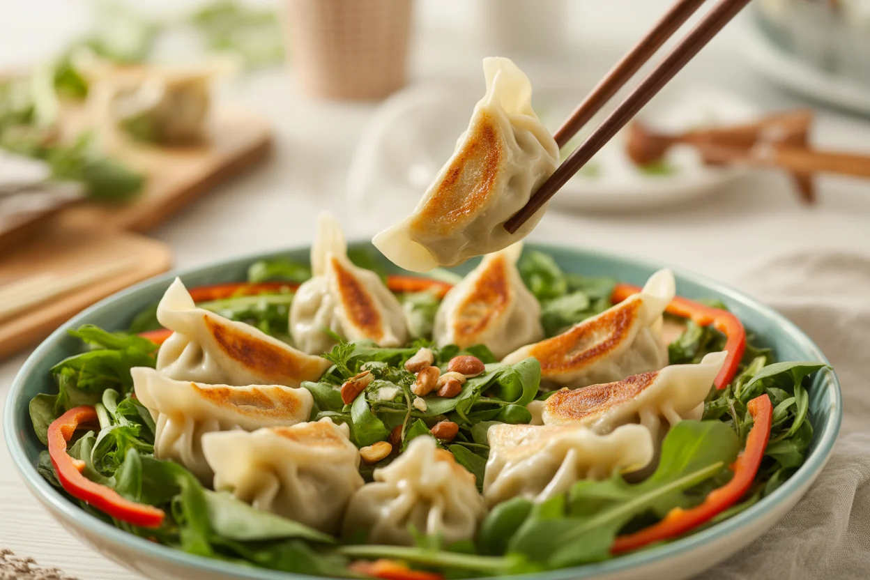 Sommerlicher Tortellini-Mango-Salat mit Limettendressing