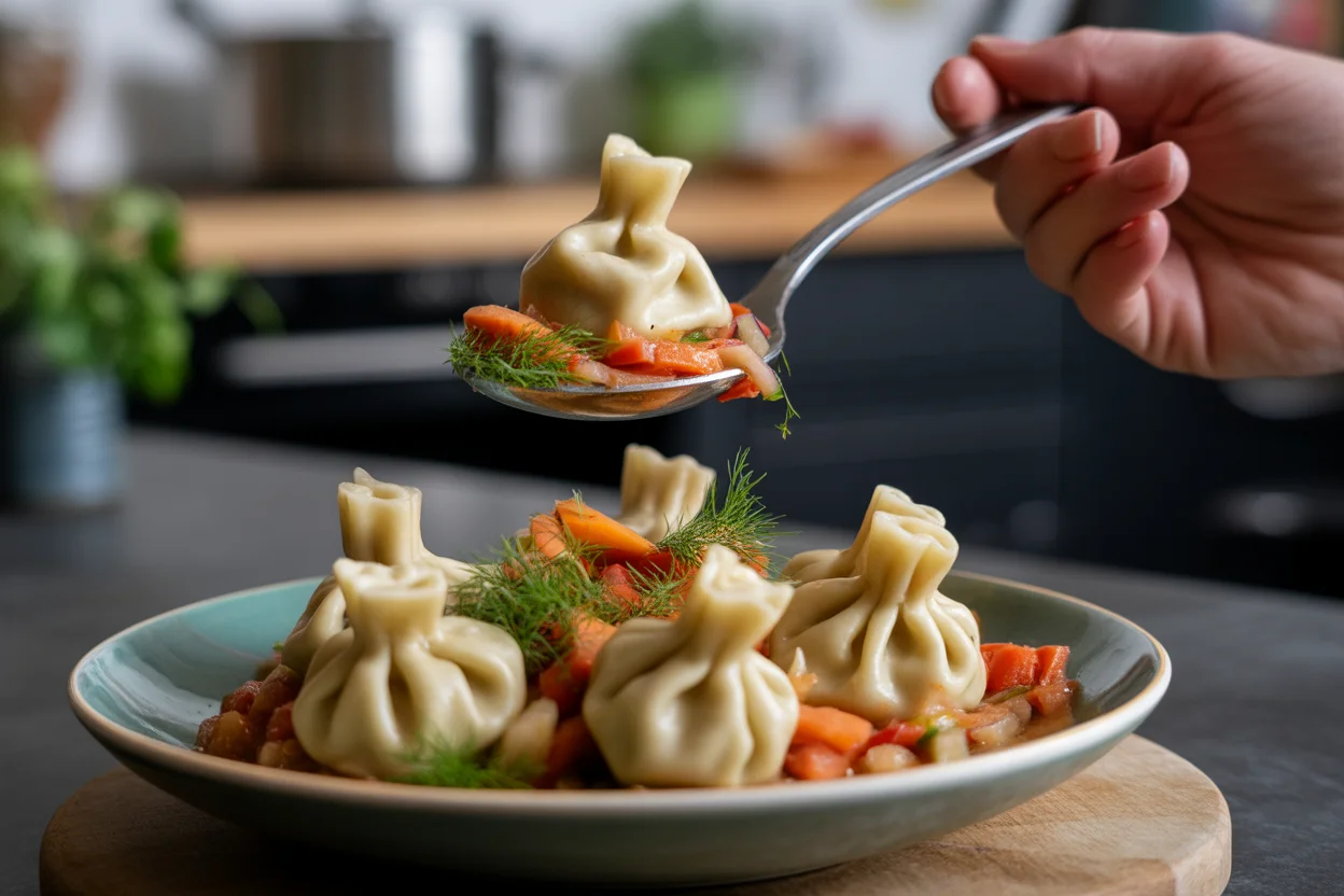 Schneller sommerlicher Tortellini-Mango-Salat mit Limettendressing