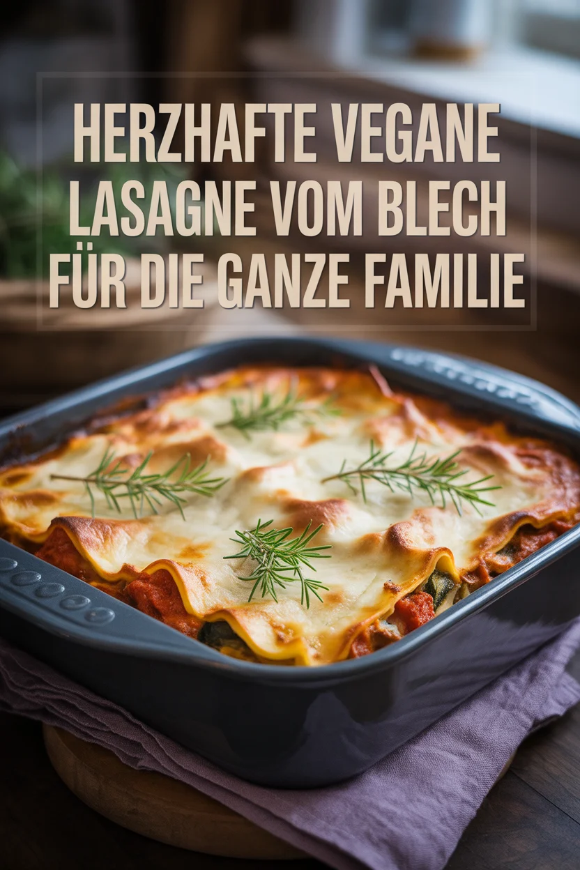 Vegane Lasagne vom Blech