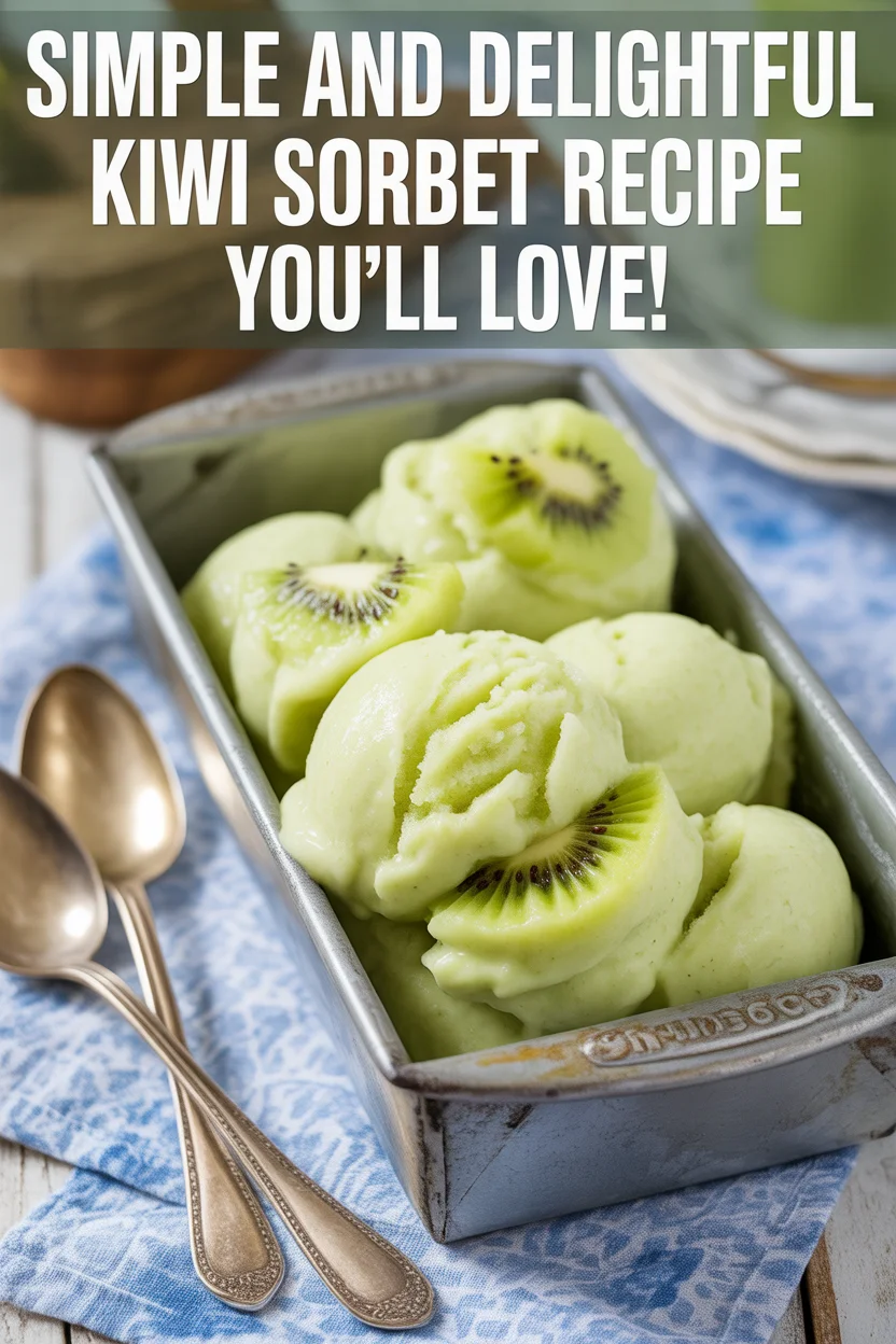 Kiwi Sorbet Recipe