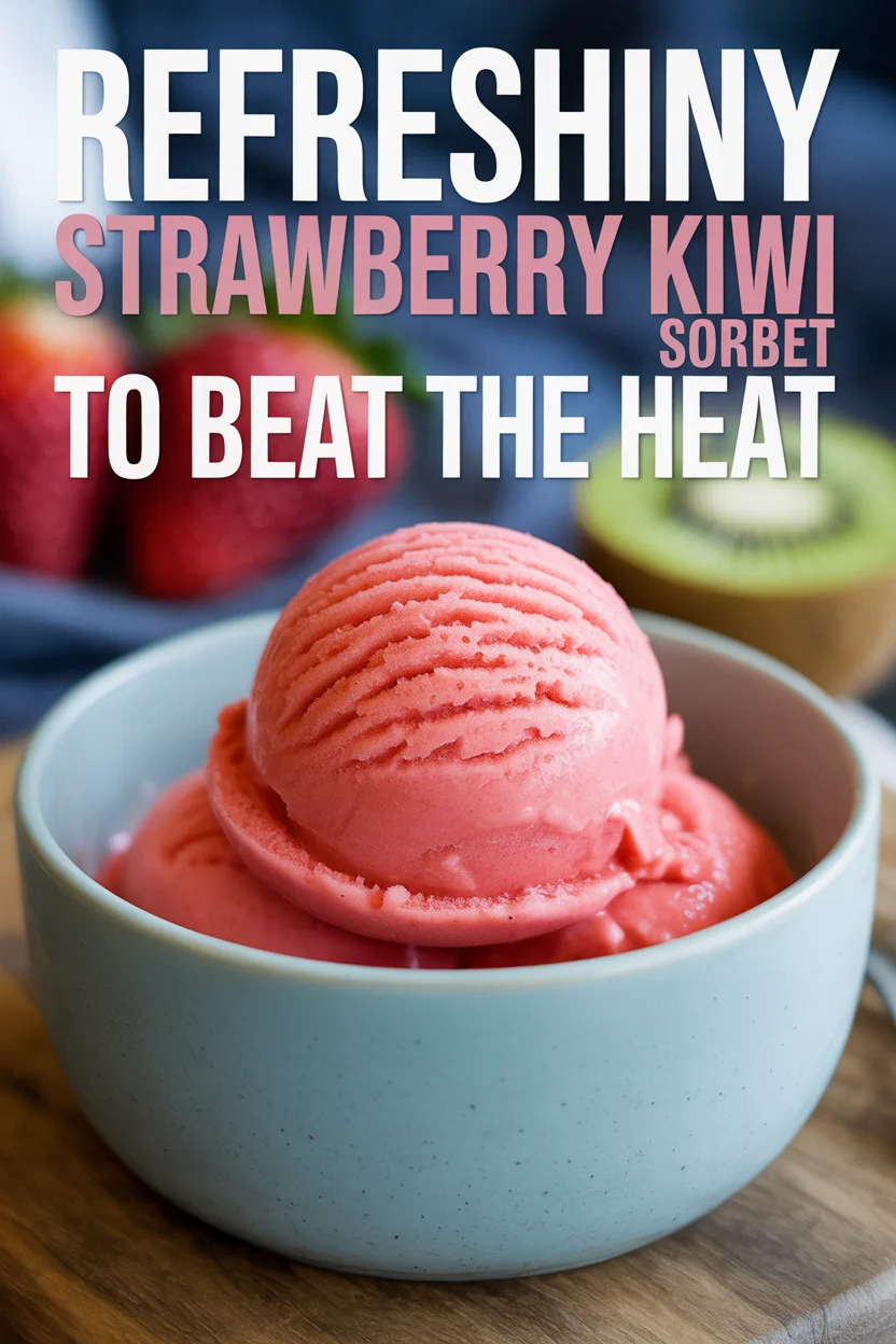 Strawberry Kiwi Sorbet