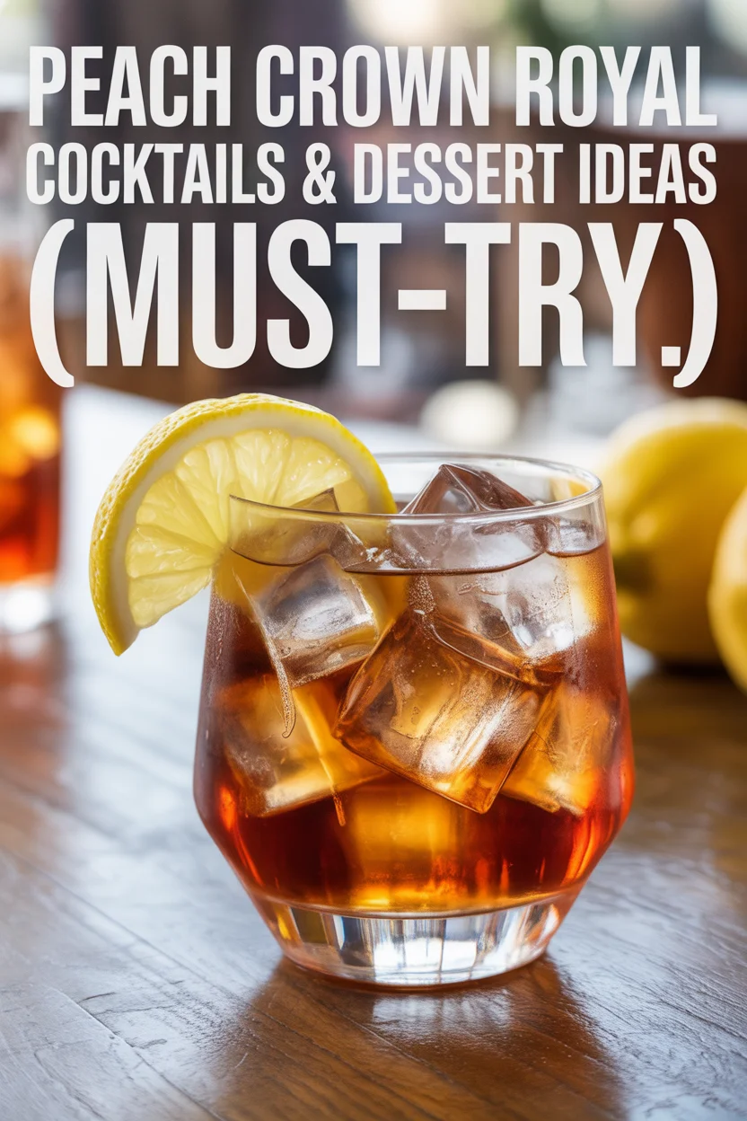 peach crown royal recipes