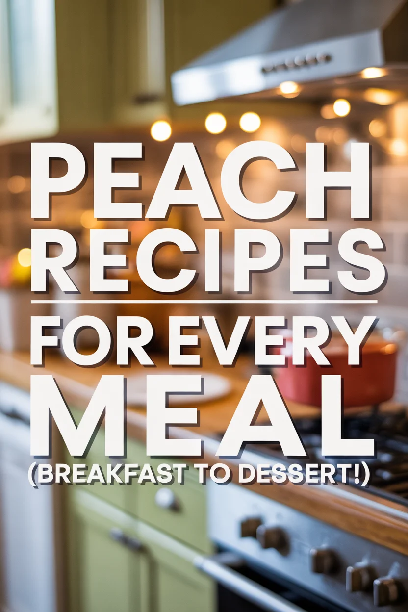 peach recipes