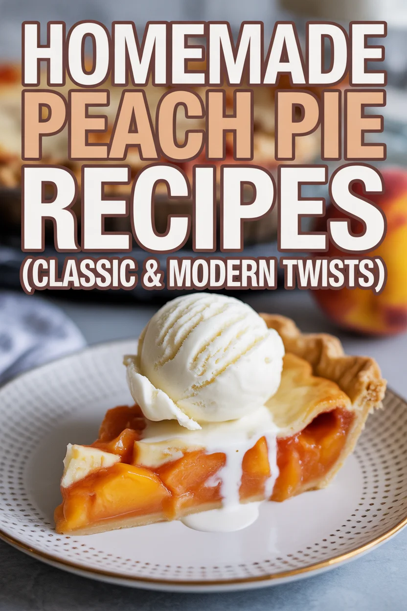 peach pie recipes