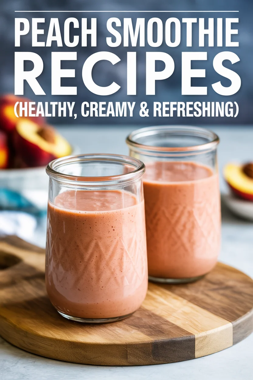 peach smoothie recipes