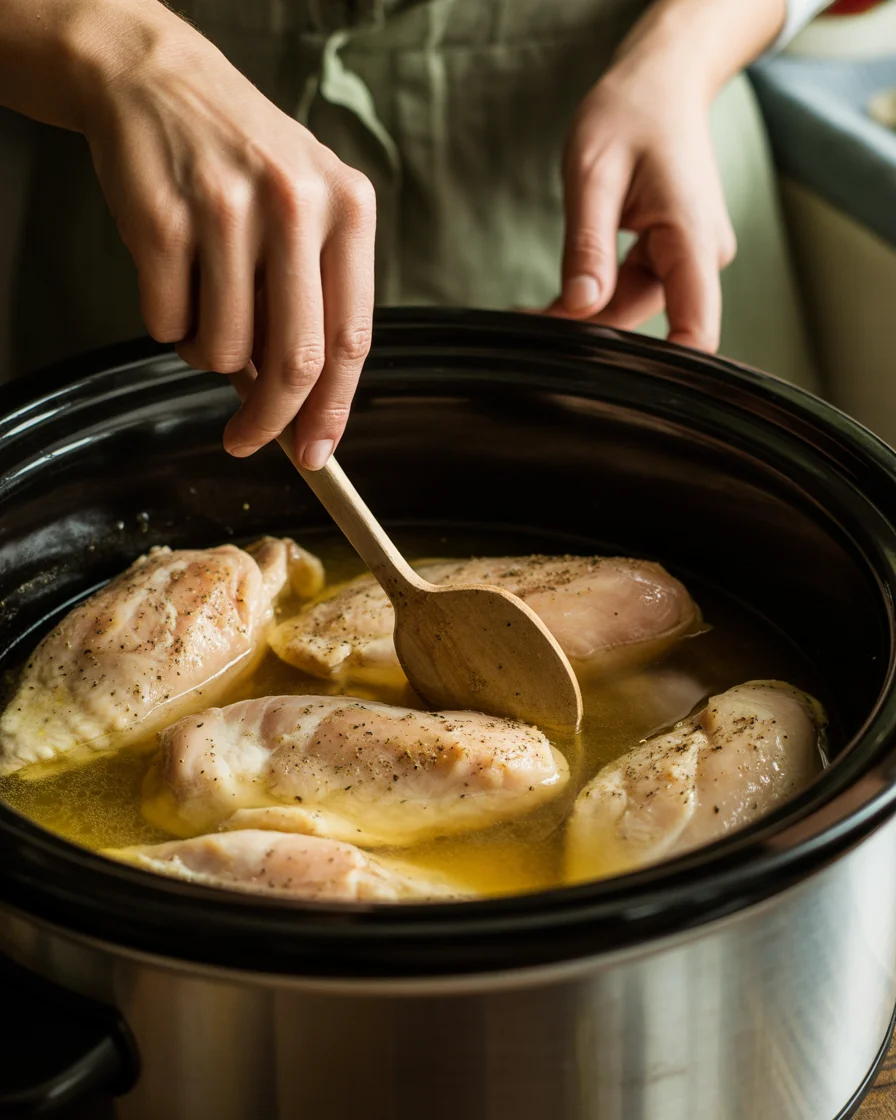 Crockpot Chicken Breast (Juicy & Foolproof!)