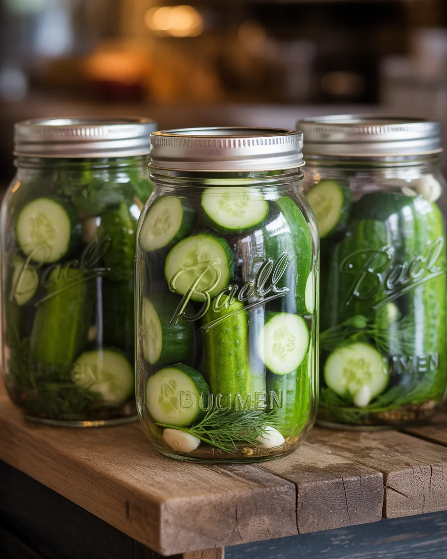 Dill Refrigerator Pickles (Crisp & Garlicky!)