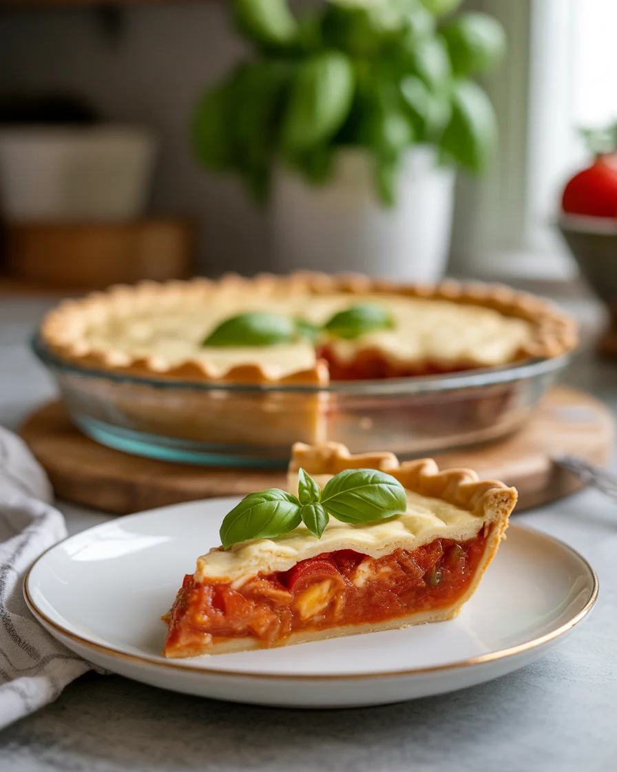 Southern Tomato Pie (Savory, Cheesy & Irresistible!)