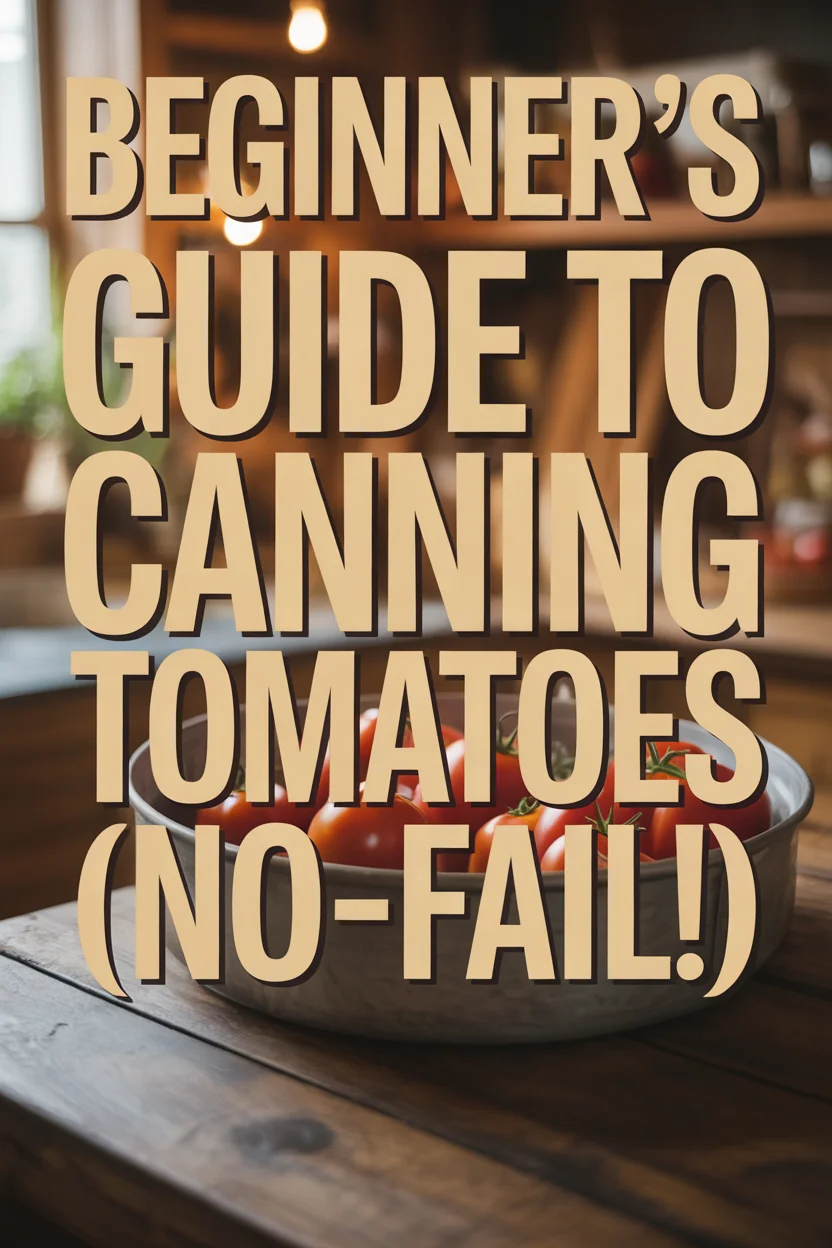 canning tomatoes for beginners