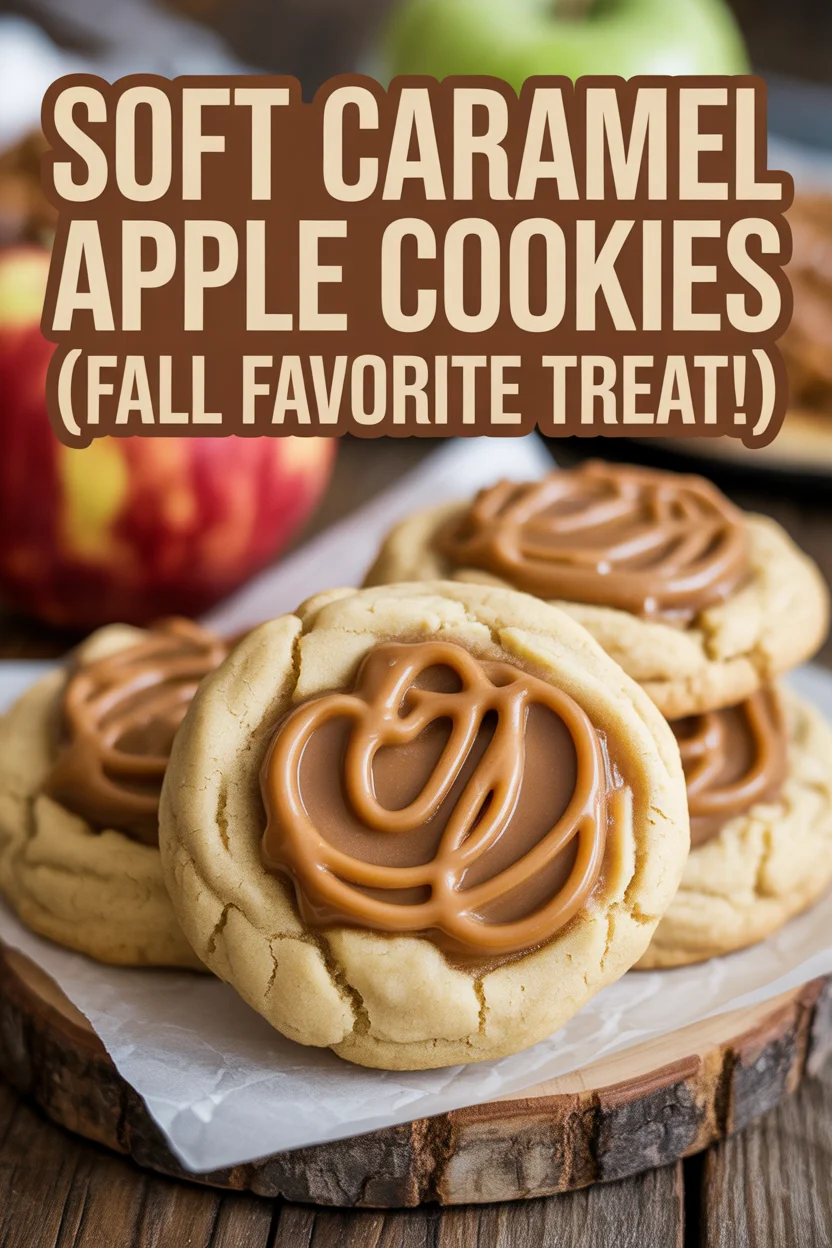 caramel apple cookies