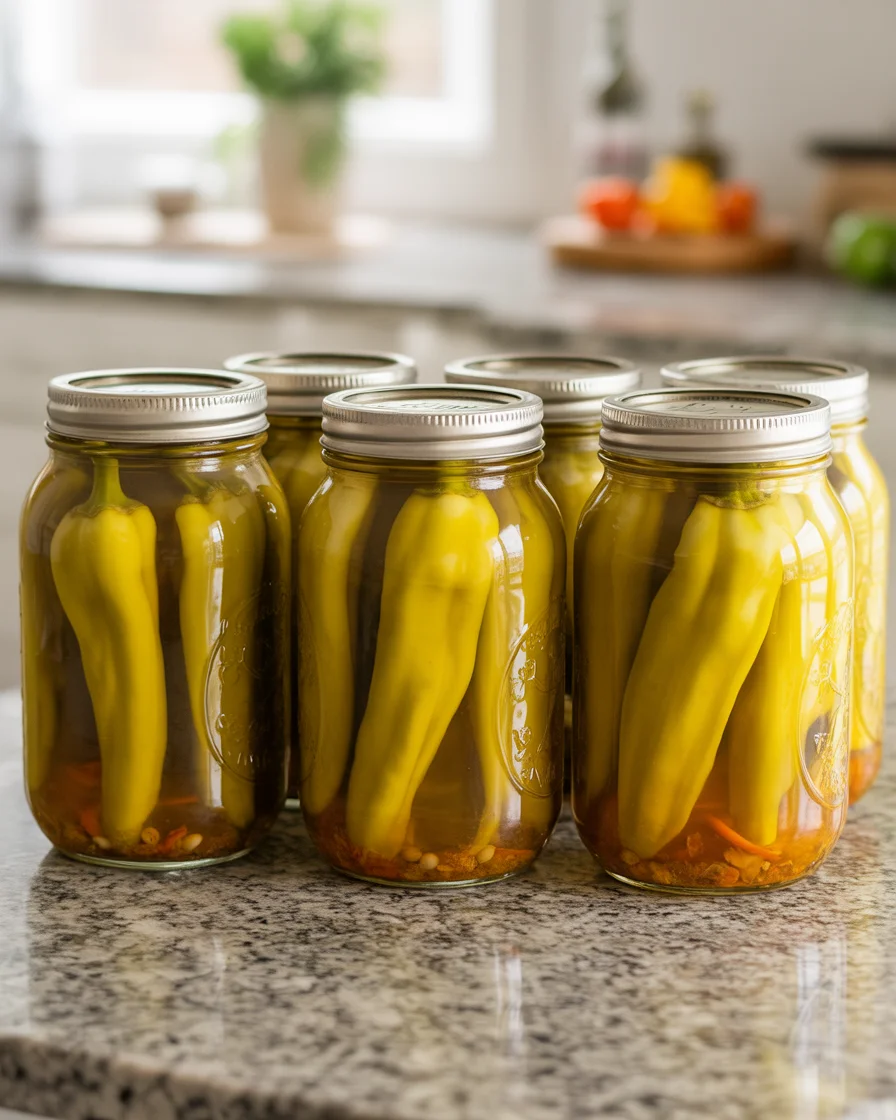 How to Can Banana Peppers (Water Bath Method)