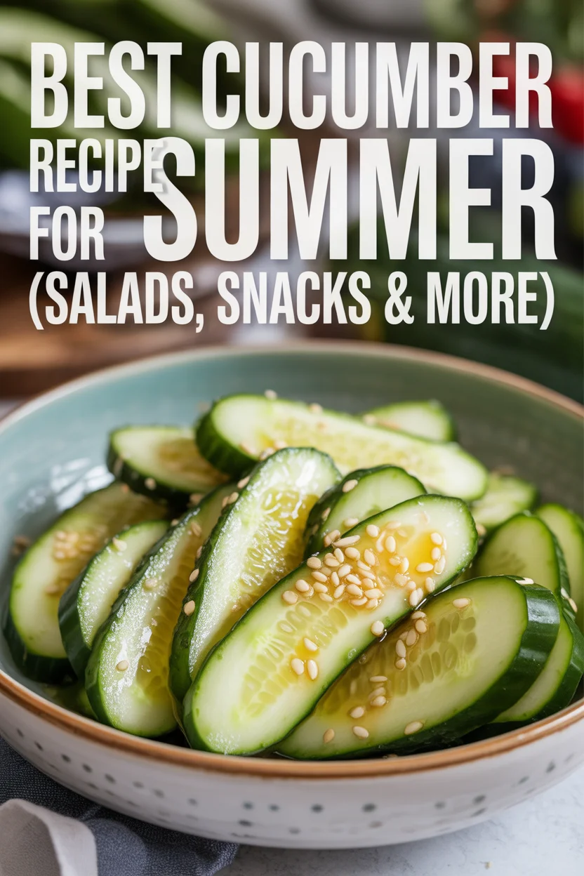 cucumber recipes