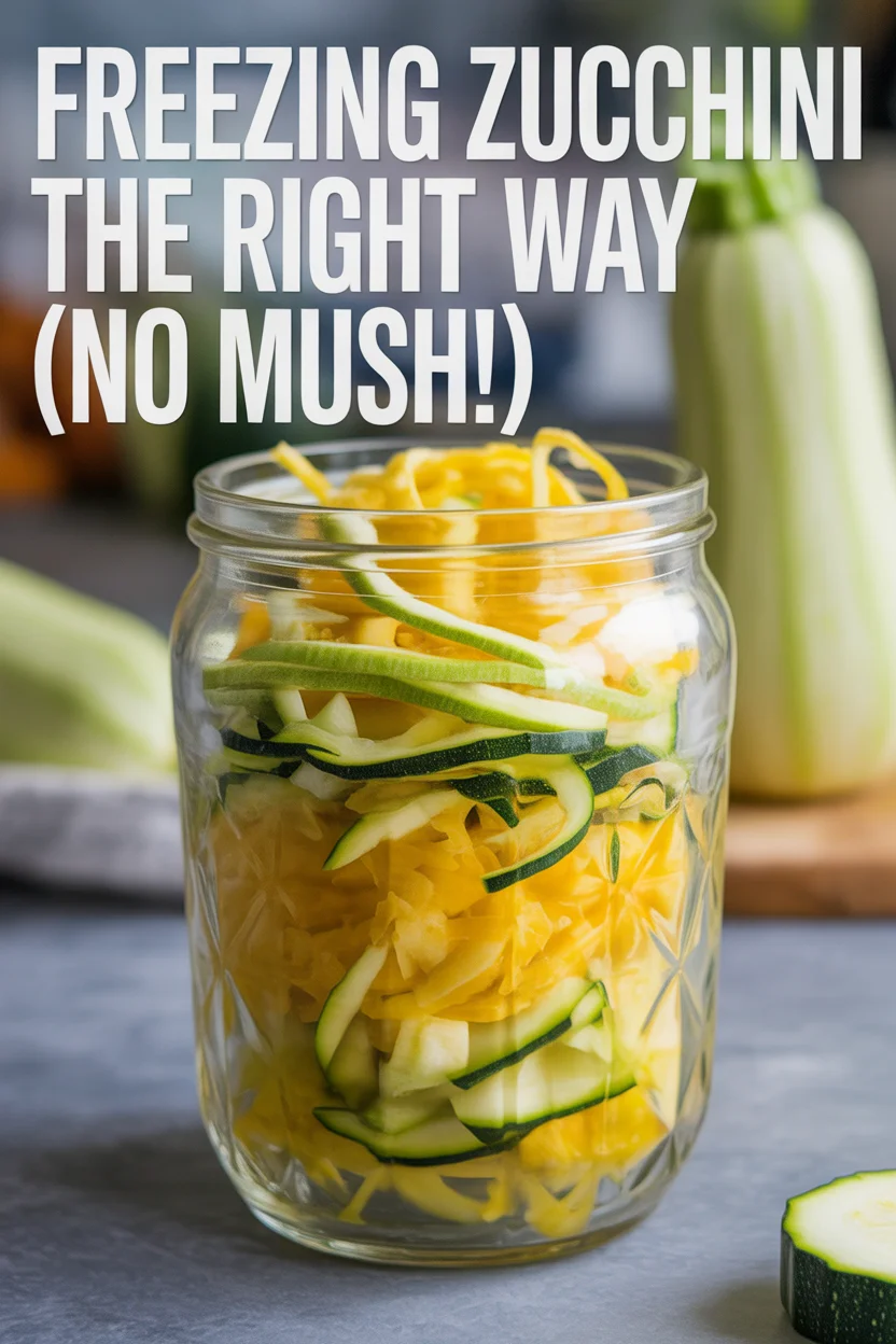 Freezing Zucchini the Right Way (No Mush!)