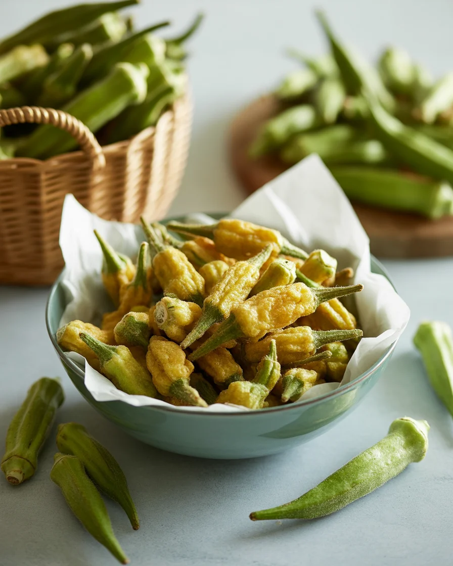 fried okra recipe