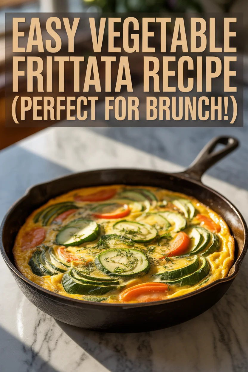 Easy Vegetable Frittata Recipe (Perfect for Brunch!)