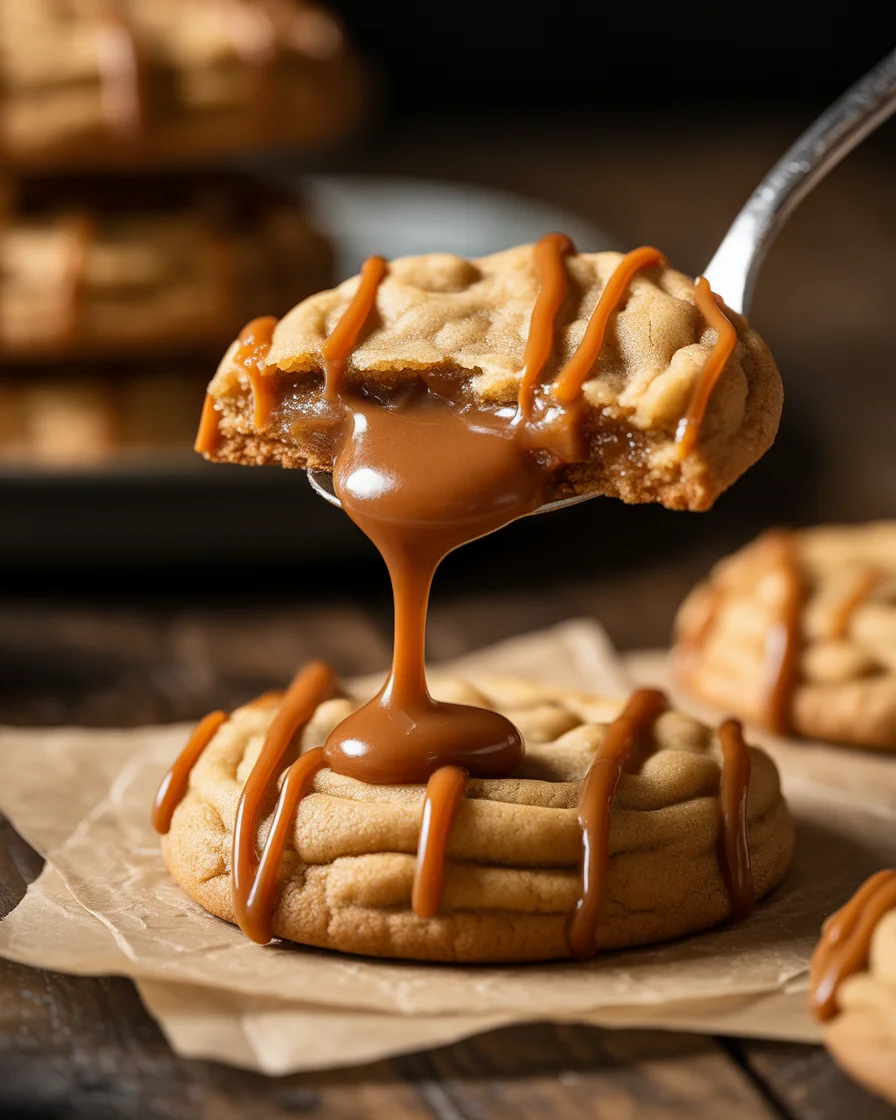 caramel apple cookies