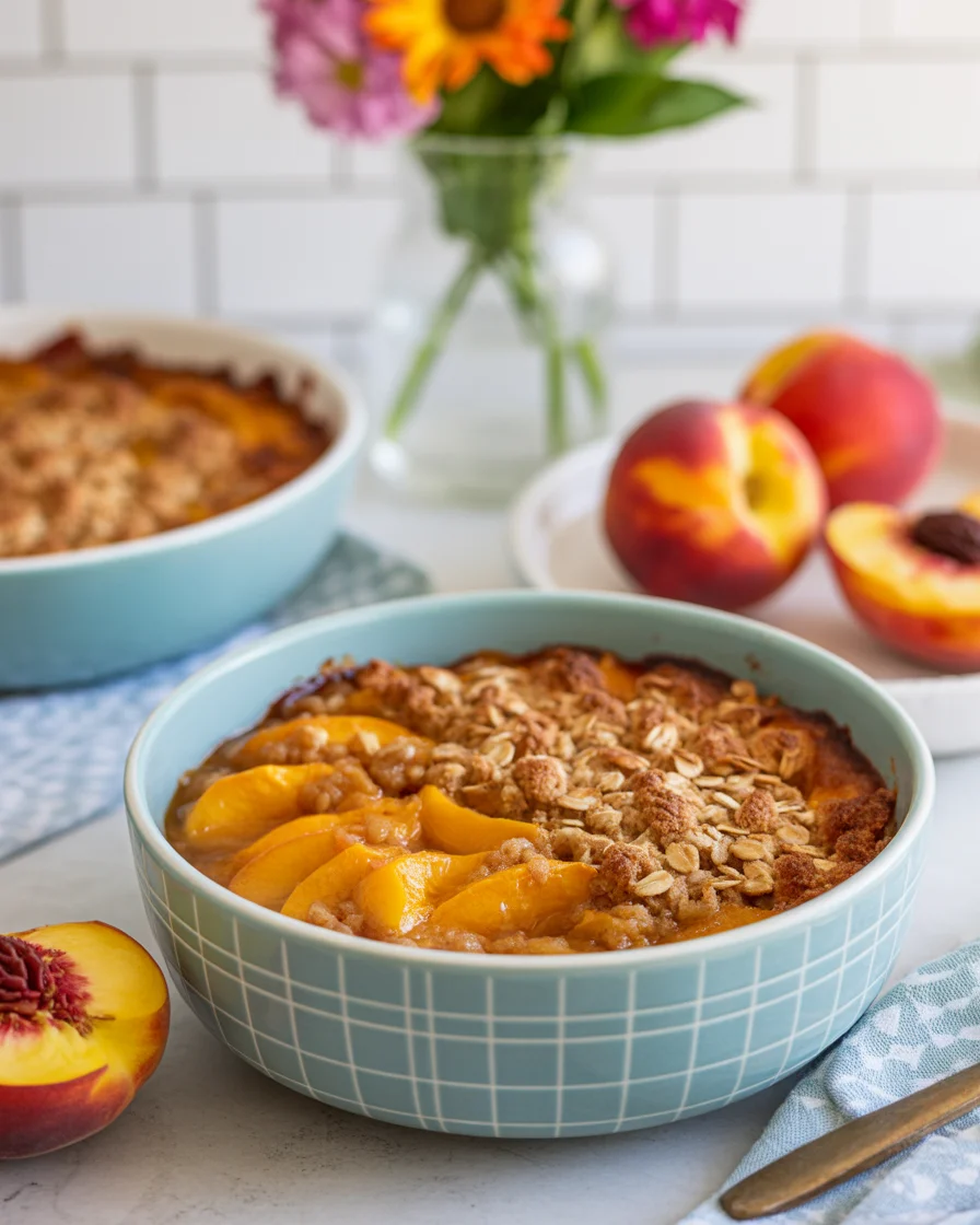 healthy peach recipes