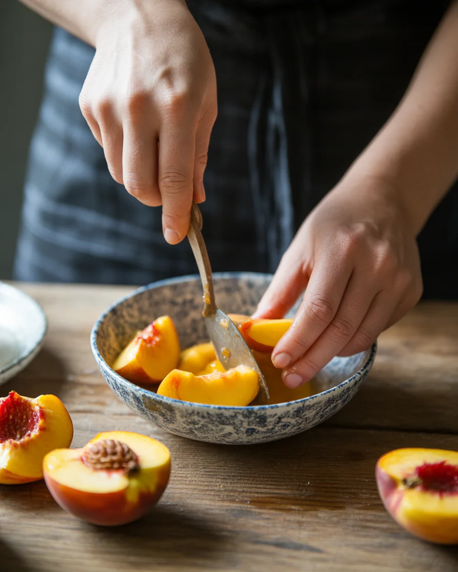healthy peach recipes