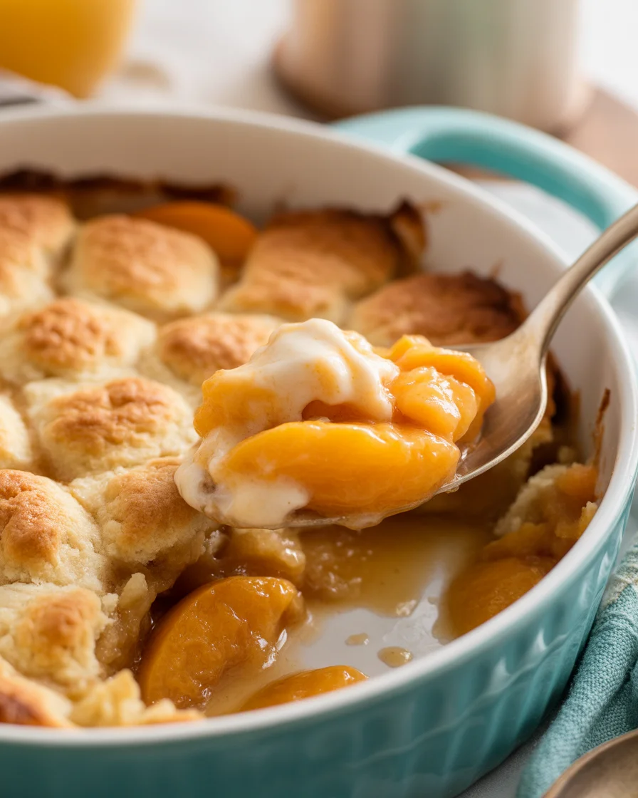 fresh peach cobbler