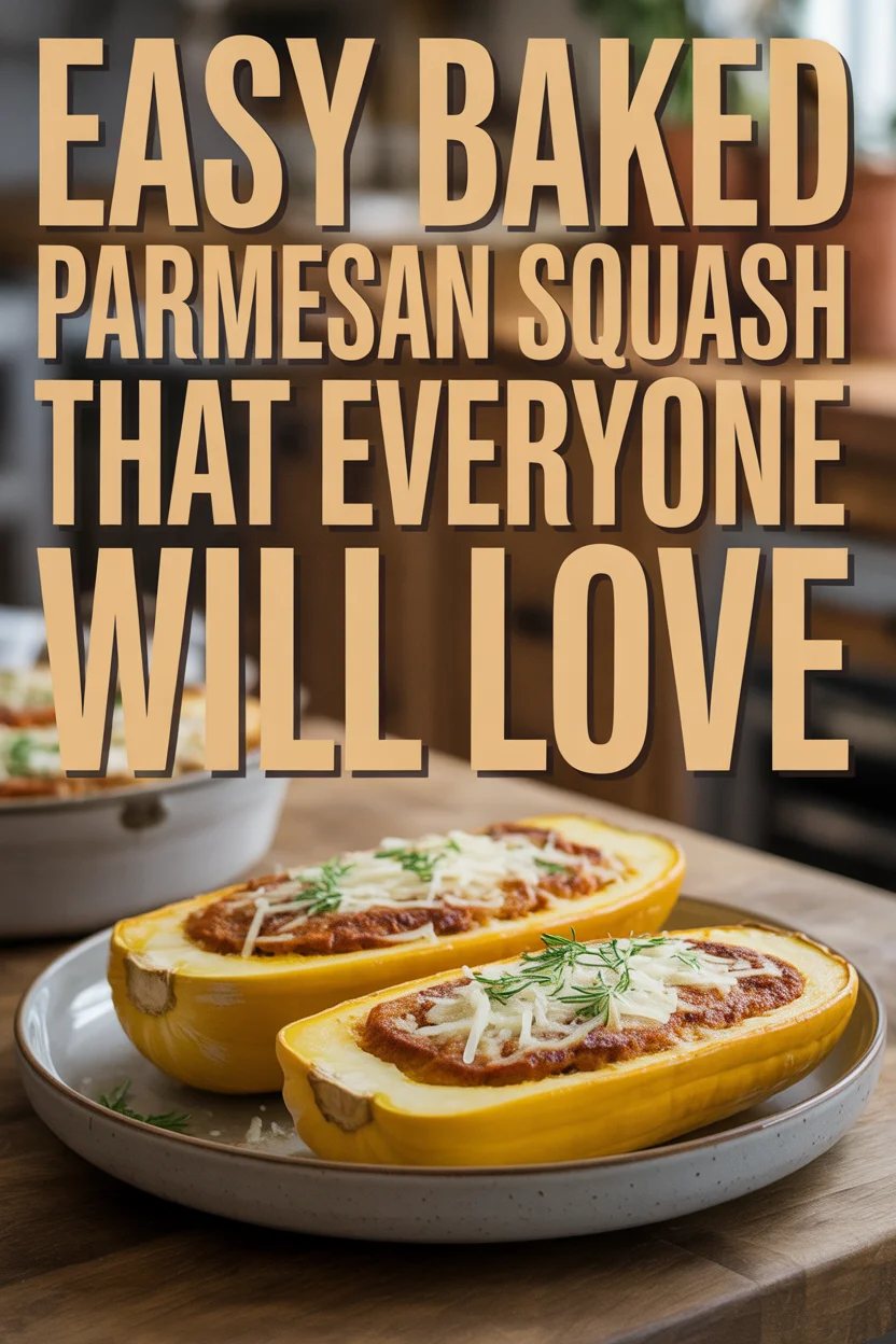 Baked Parmesan Squash