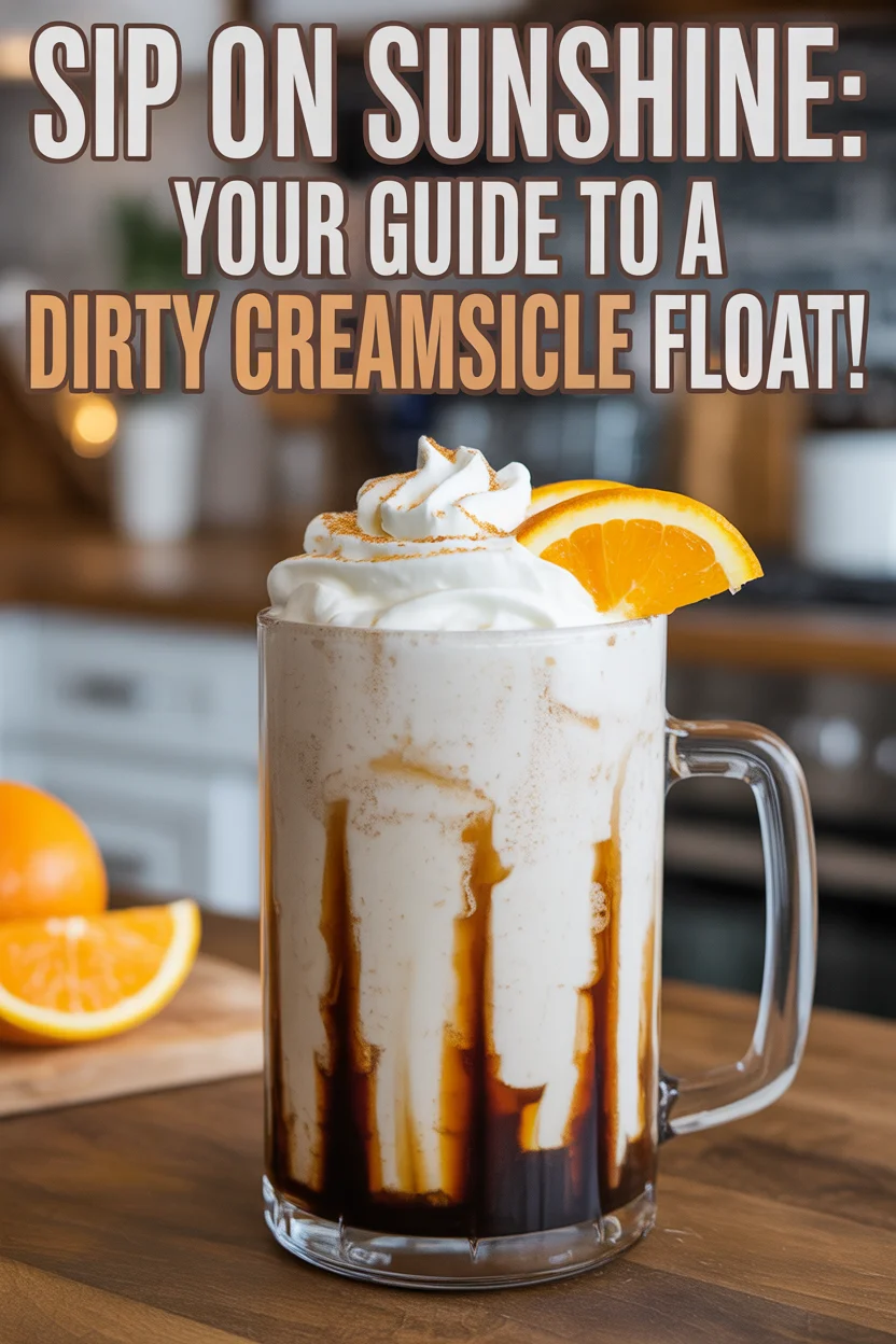 Dirty Creamsicle Float