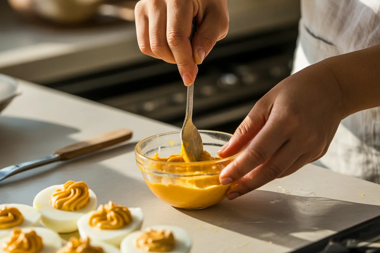 Huevos Rellenos de Atún