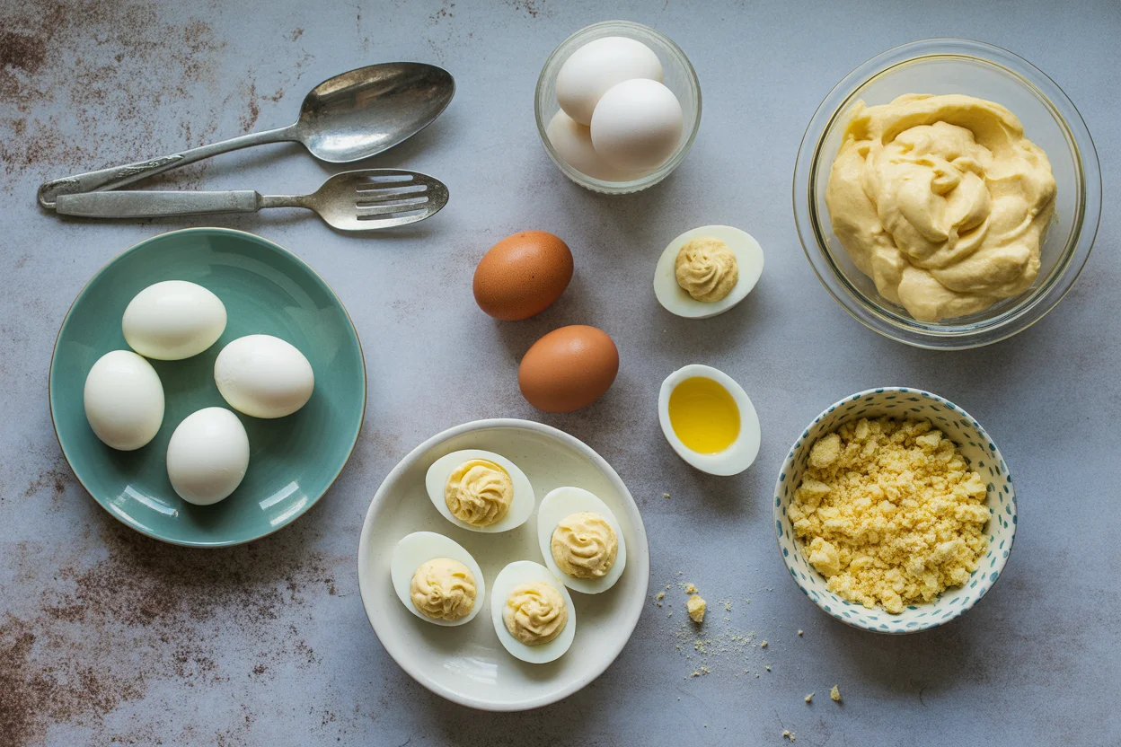 Huevos Rellenos de Atún