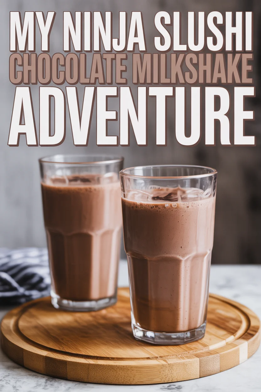 My Ninja Slushi Chocolate Milkshake Adventure