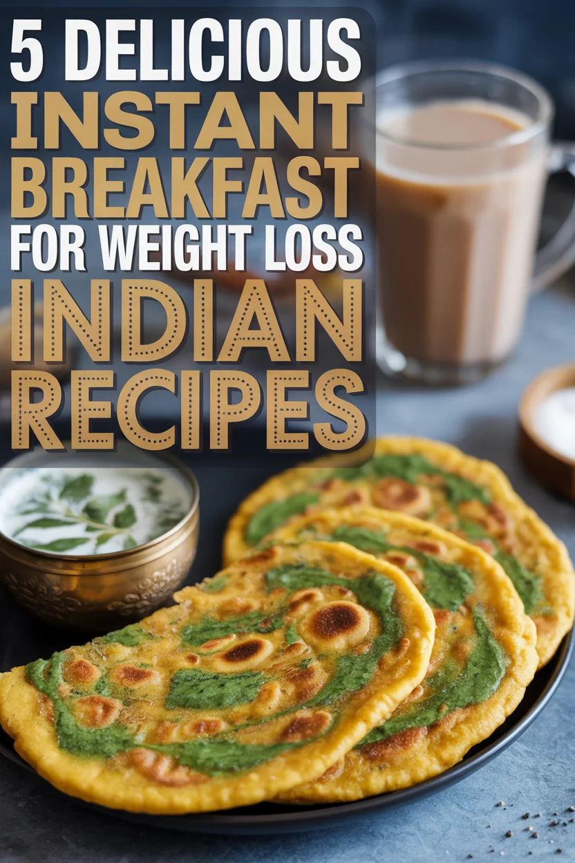 5 Delicious Instant Breakfast for Weight Loss Indian Recipes