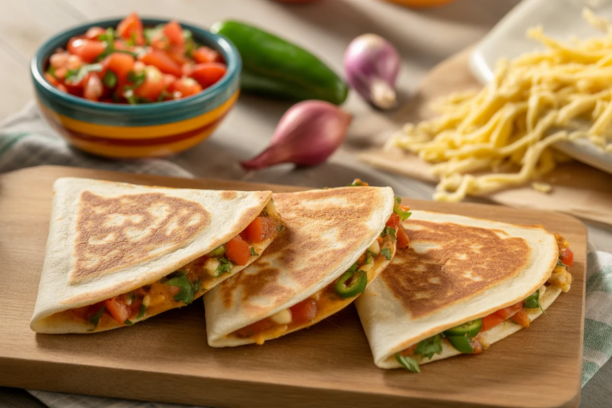Grilled Peach Quesadillas with Oaxaca Cheese
