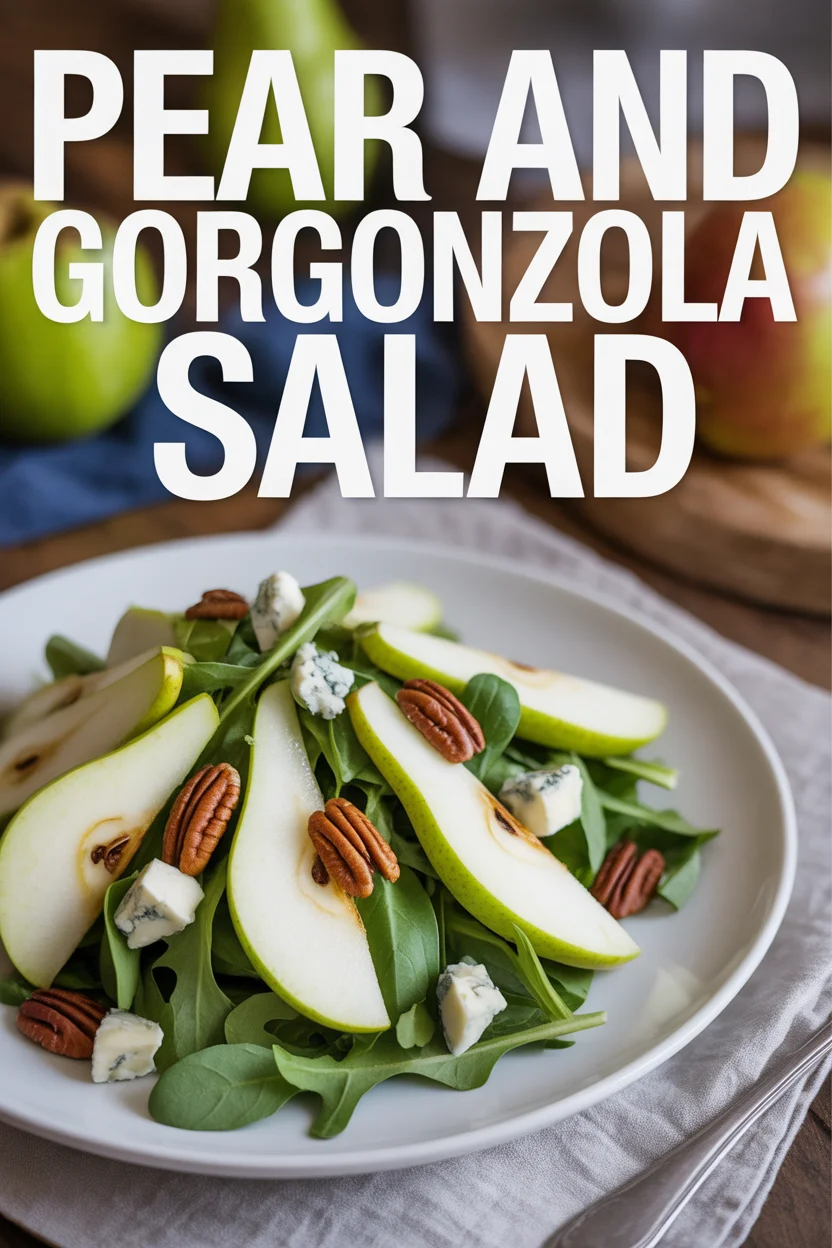Pear and Gorgonzola Salad
