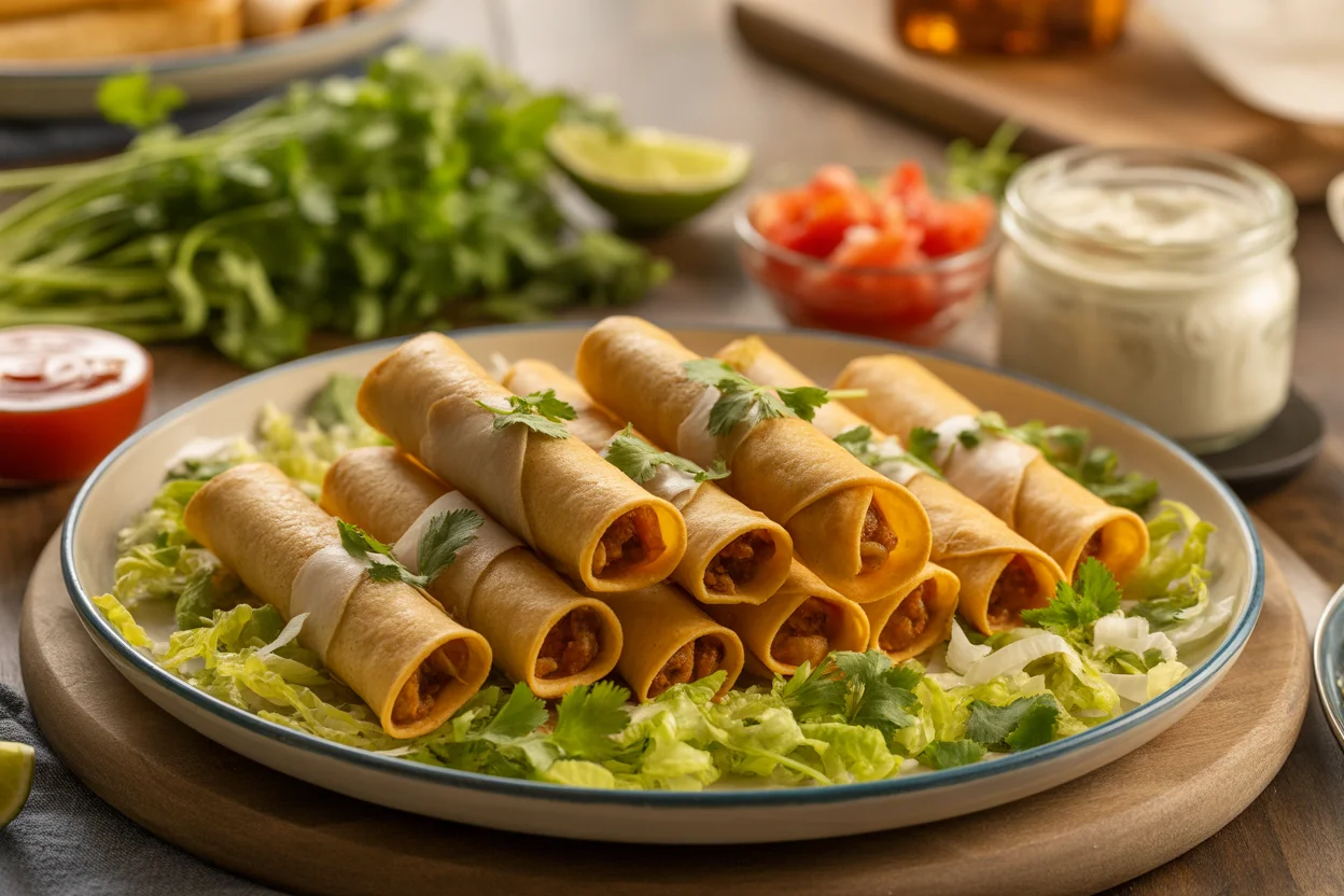 Sweet Corn and Poblano Taquitos