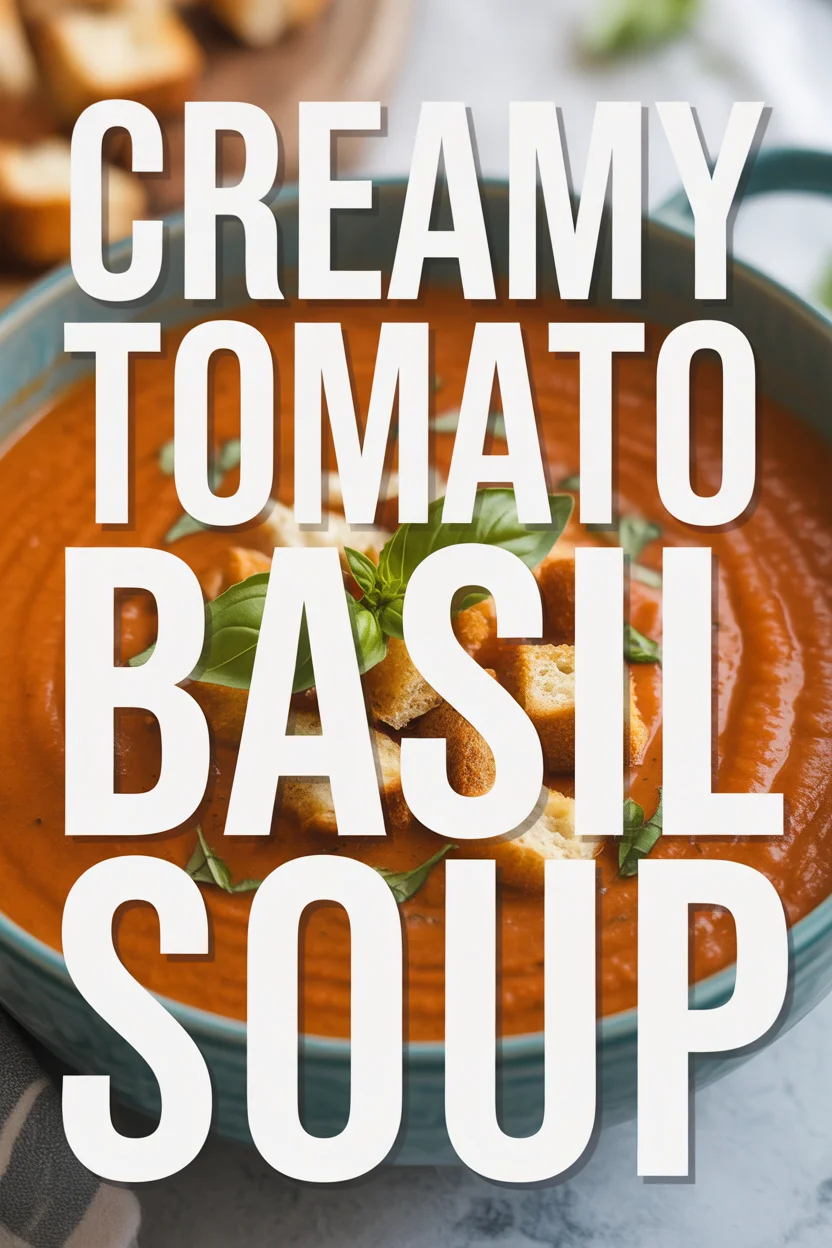 Creamy Tomato Basil Soup
