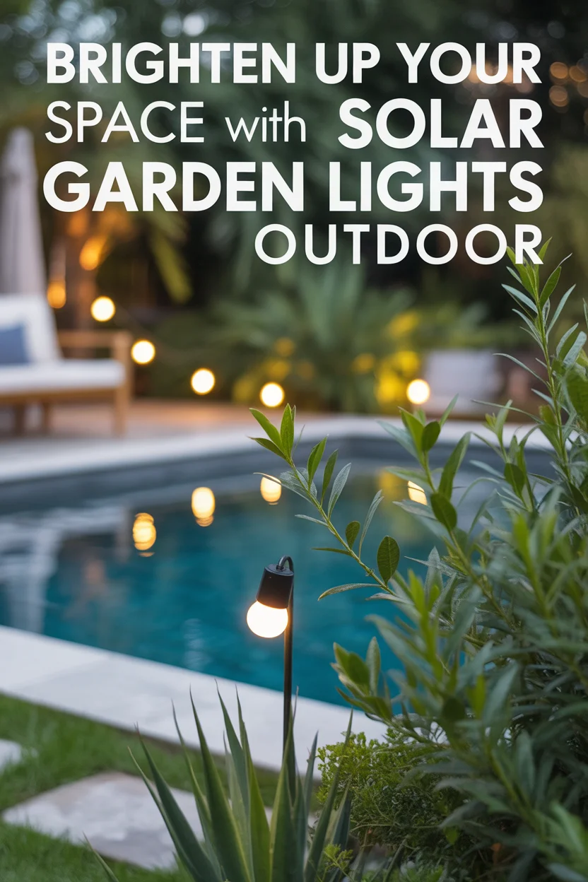 Brighten Up Your Space with Solar Garden Lights Outdoor