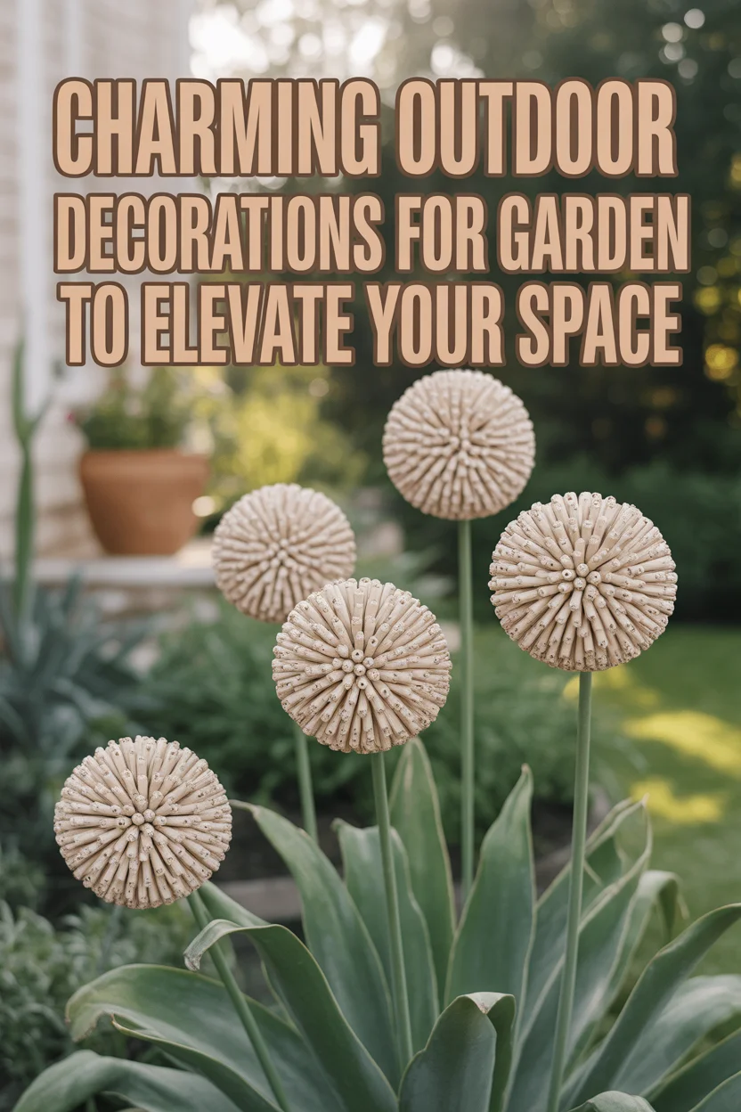 Charming Outdoor Decorations for Garden to Elevate Your Space