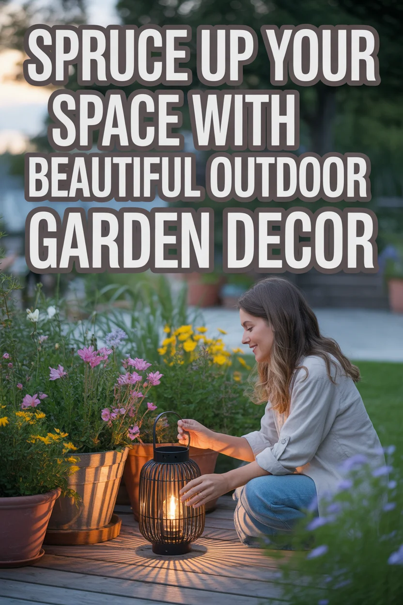Spruce Up Your Space with Beautiful Outdoor Garden Decor