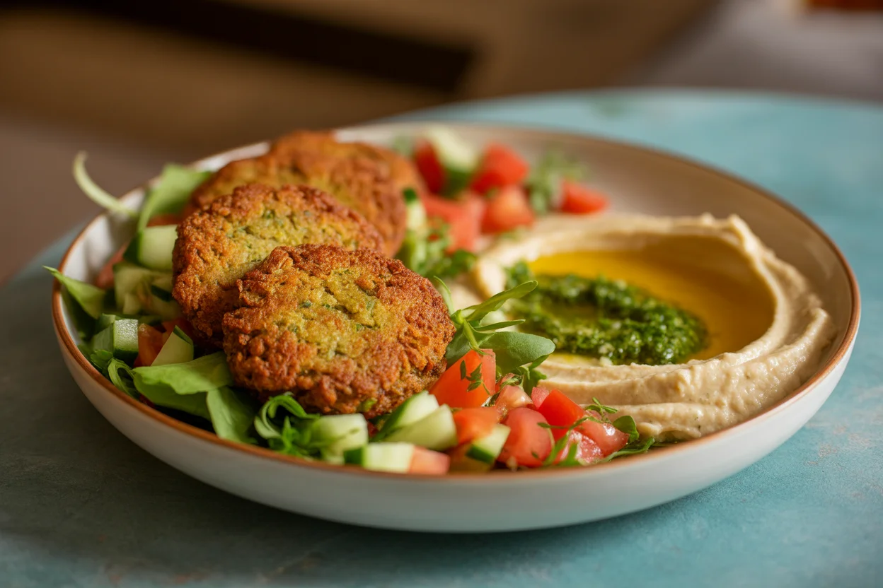 Easy Falafel Bowl with Creamy Tahini Dressing