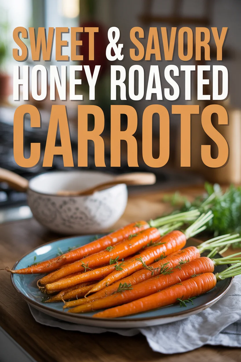 Sweet & Savory Honey Roasted Carrots