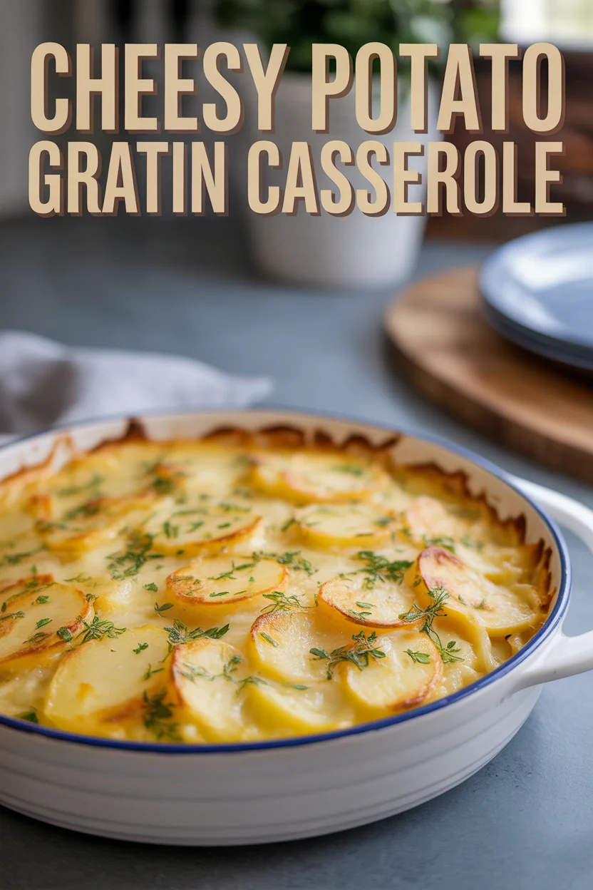 Cheesy Potato Gratin Casserole