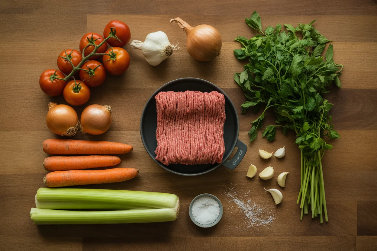Die echte Sauce Bolognese