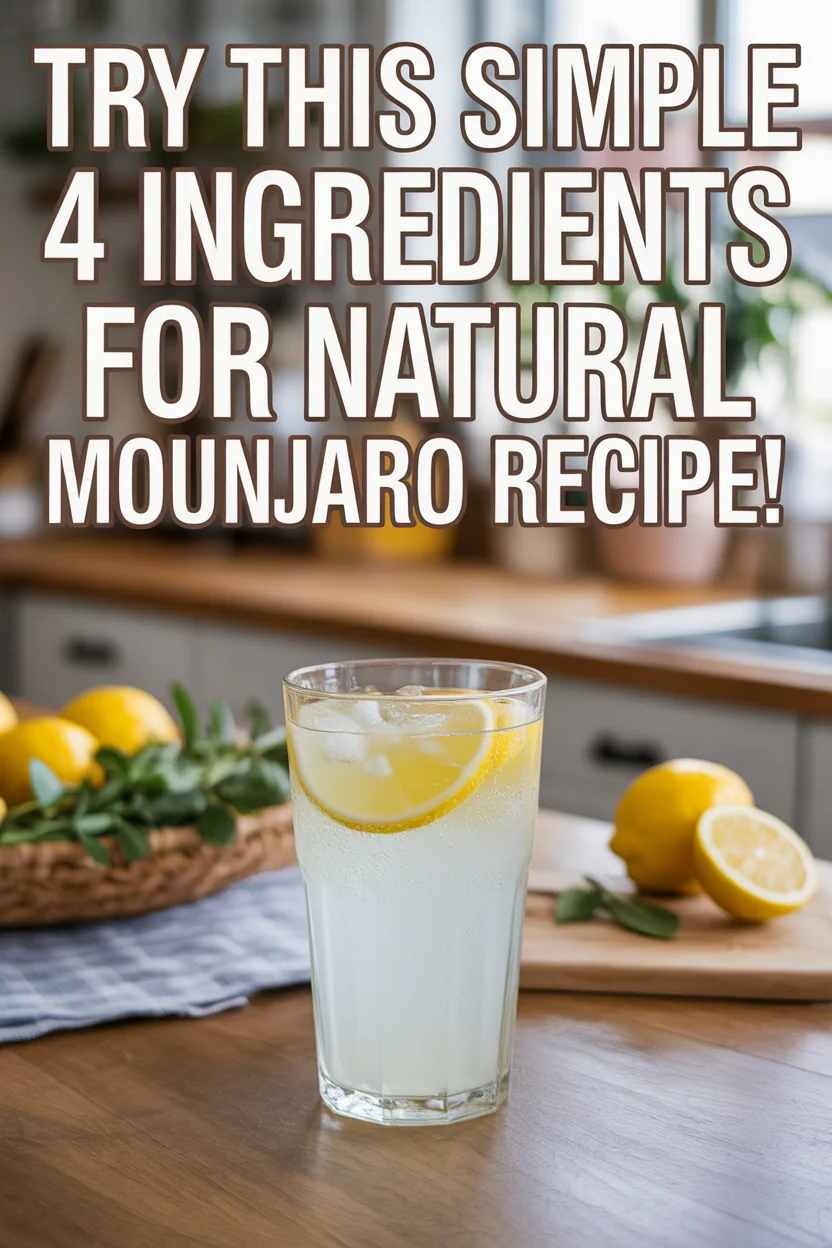4 ingredients for natural mounjaro recipe