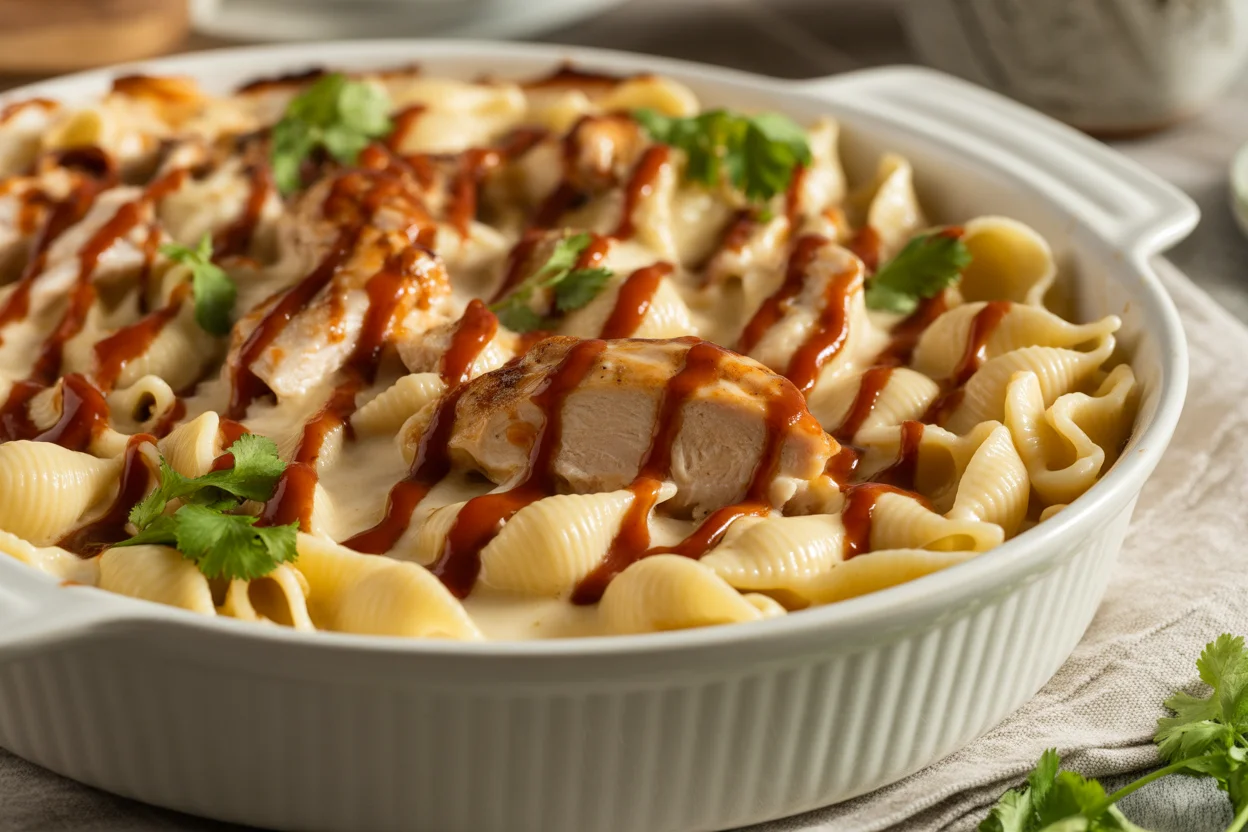 BBQ Chicken Mac and Cheese