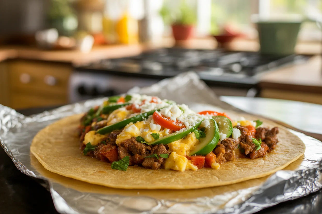 Back-to-School Breakfast Burritos