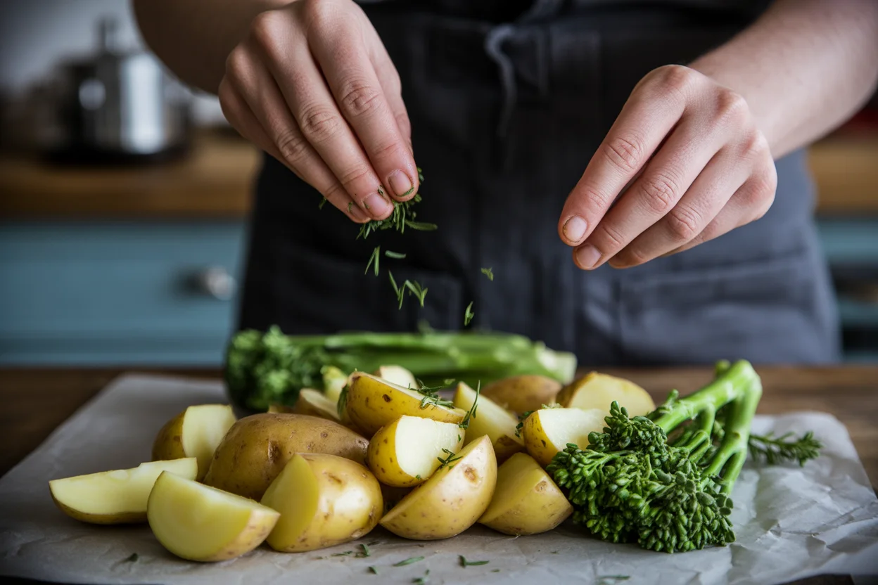 One-Pan Lemon Garlic Chicken with Potatoes for Easy Weeknight Dinners
