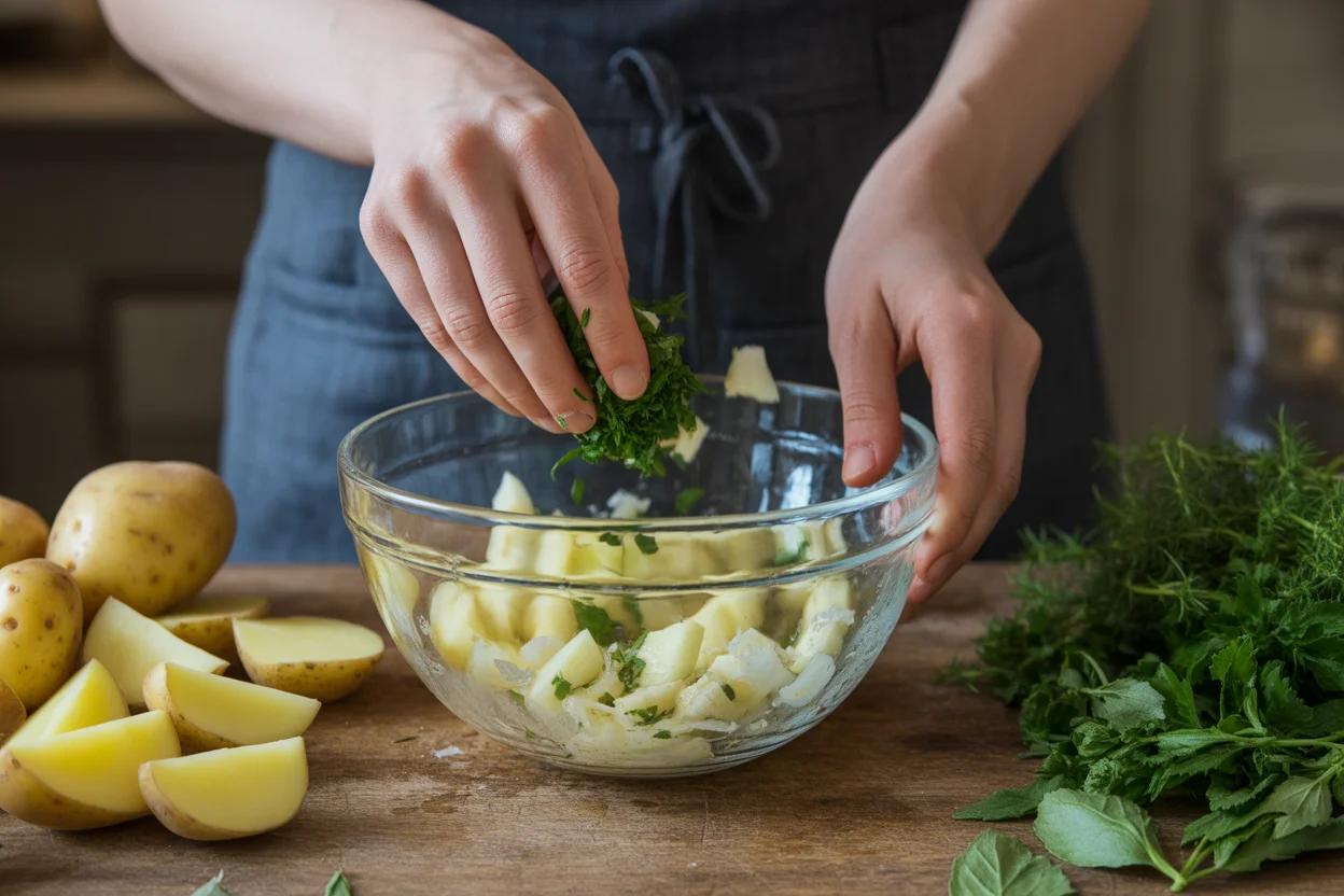 Savory One-Pan Lemon Garlic Chicken with Potatoes Delight