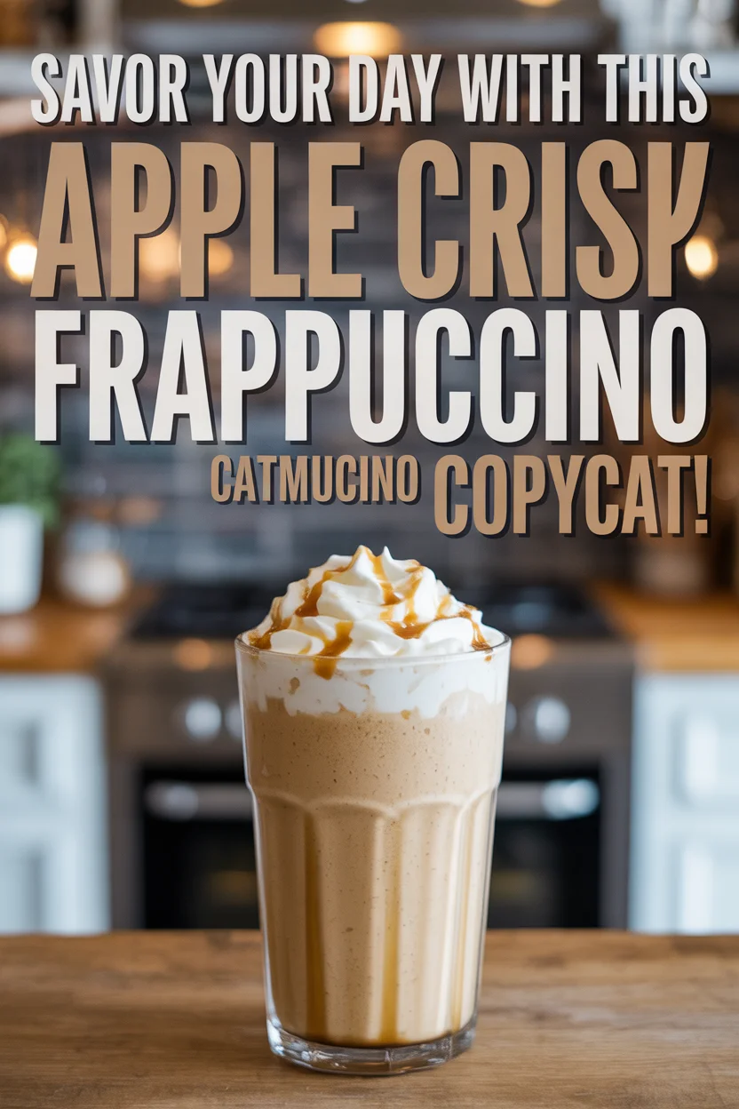 Savor Your Day with This Apple Crisp Oatmilk Frappuccino Copycat!